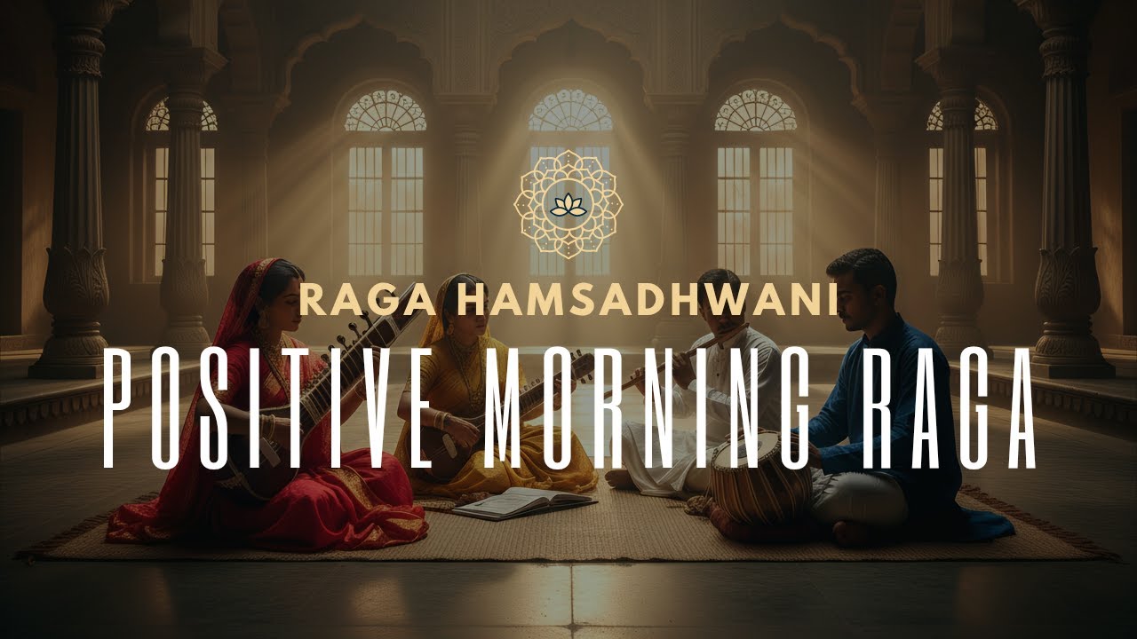 Raag Hamsadhwani | Peaceful Morning Sitar and Flute Music for Yoga, Meditation & Positive Energy