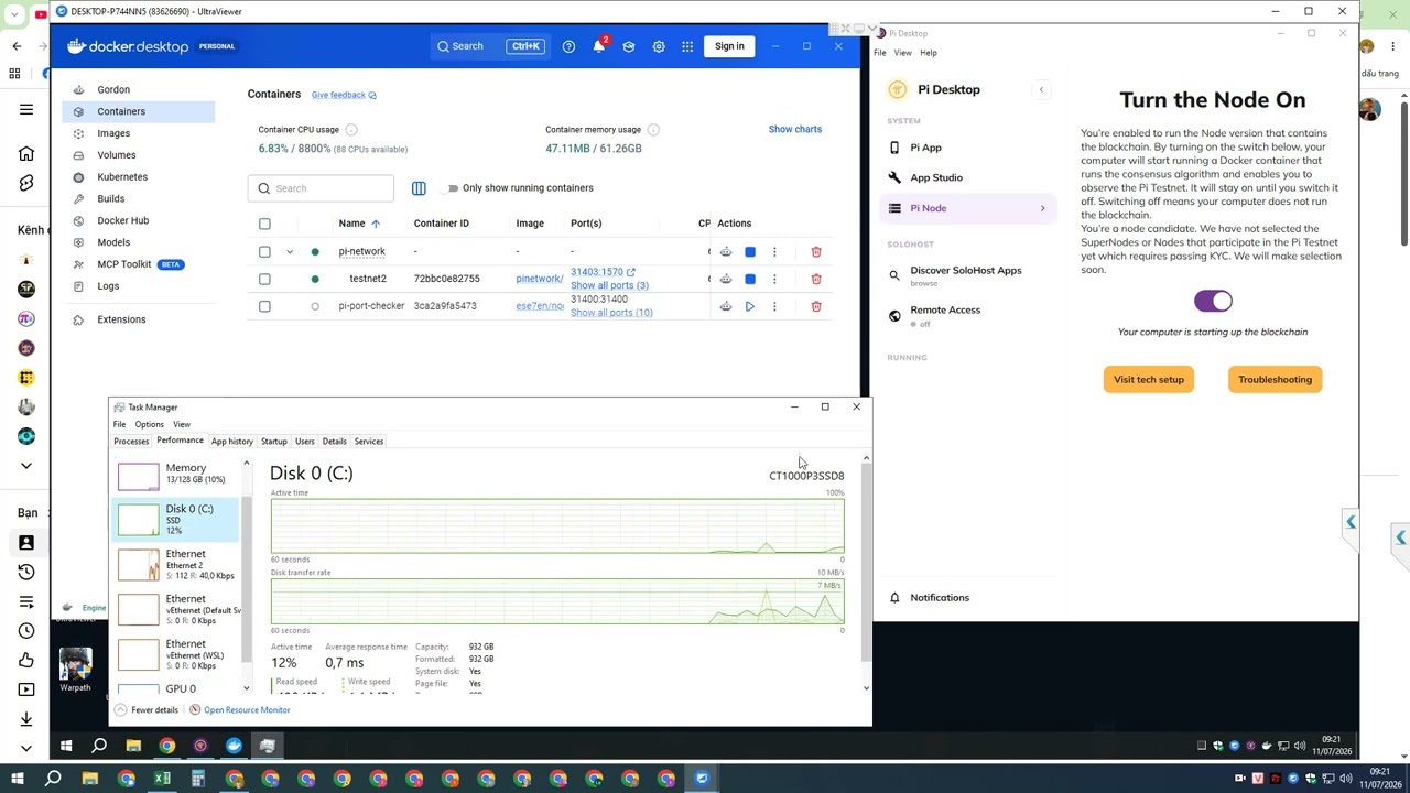 Pi Node - Hướng Dẫn Kết Nối Remote Access v&agrave; Discover SoloHost Apps Trong Phi&ecirc;n Bản Pi Desktop 0.6.1