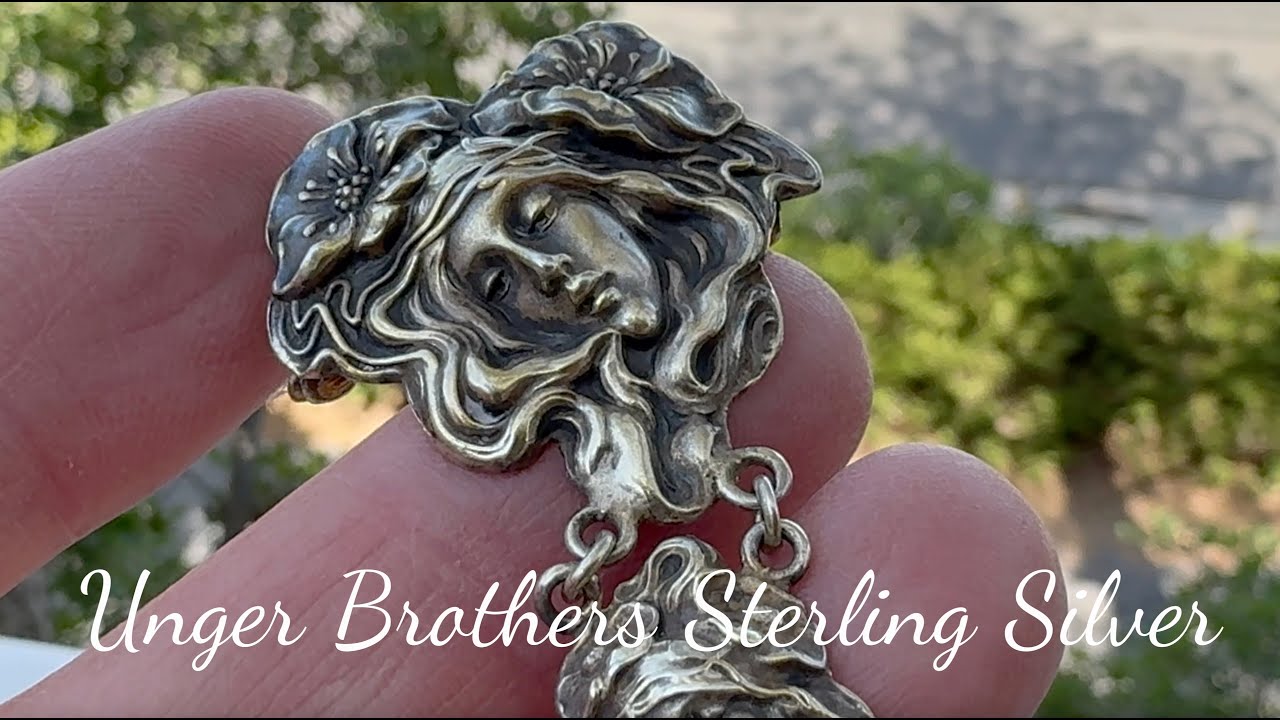 Unger Brothers Antique Sterling Silver Jewelry and Collectibles including Company History