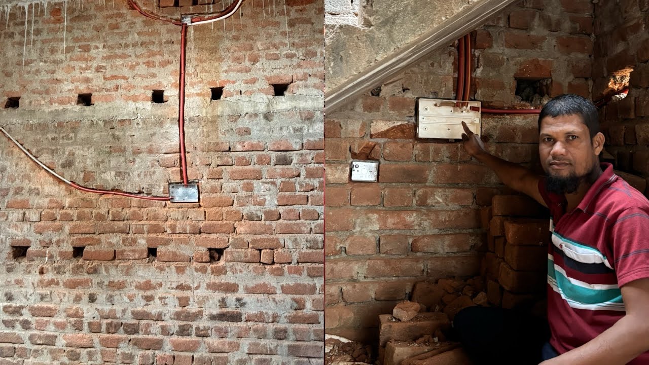 30 January 2026 house worry, pipin installation, electric video, #wall cutting video @saba electric