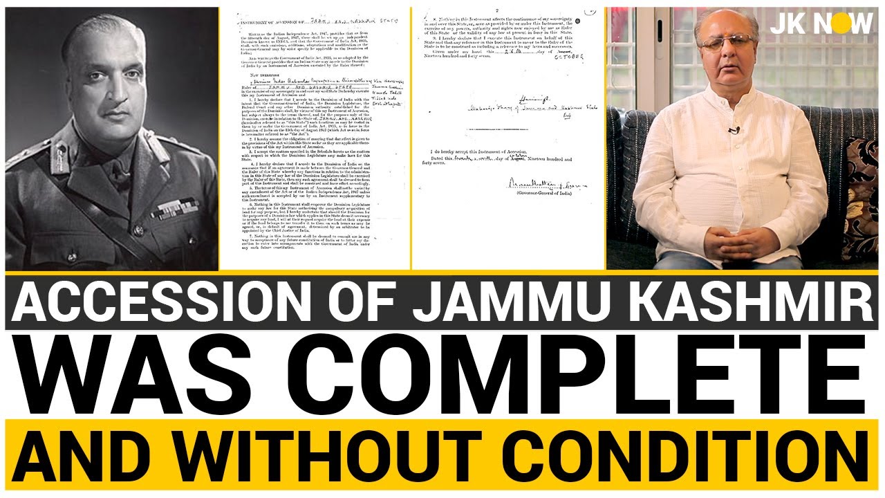 Accession of Jammu Kashmir Was Complete & Without Condition | Utpal Kaul