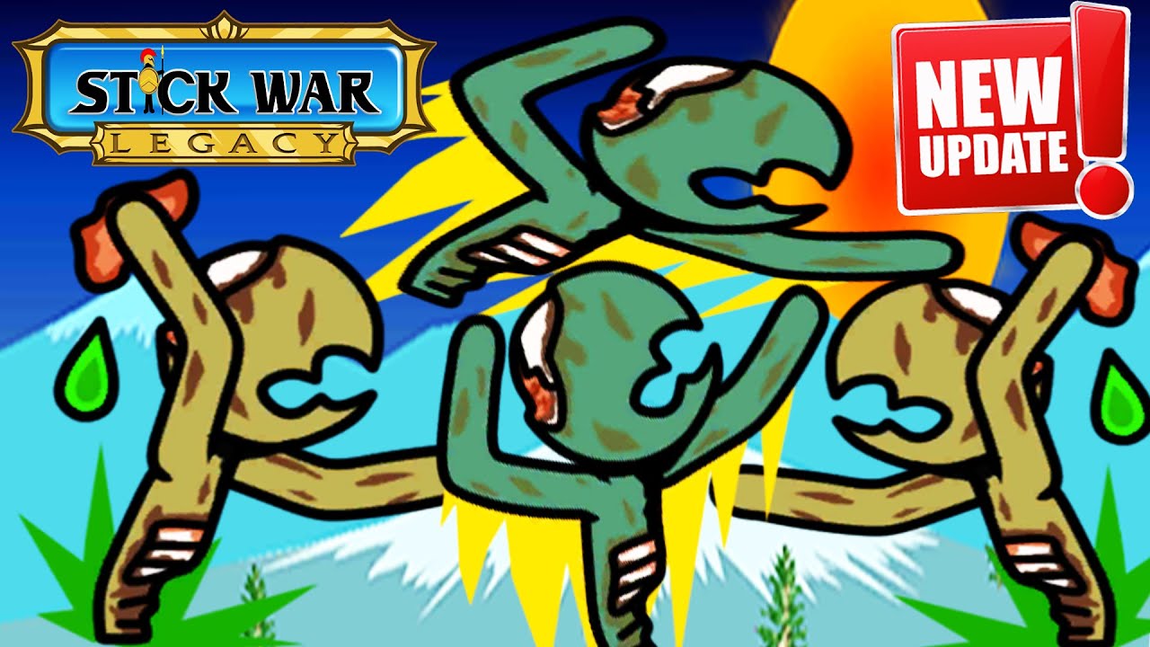 Stick War Legacy - HUGE UPDATE - New Character - POUNCER DEAD & TOXIC DEAD - NEW ZOMBIE STICKMAN