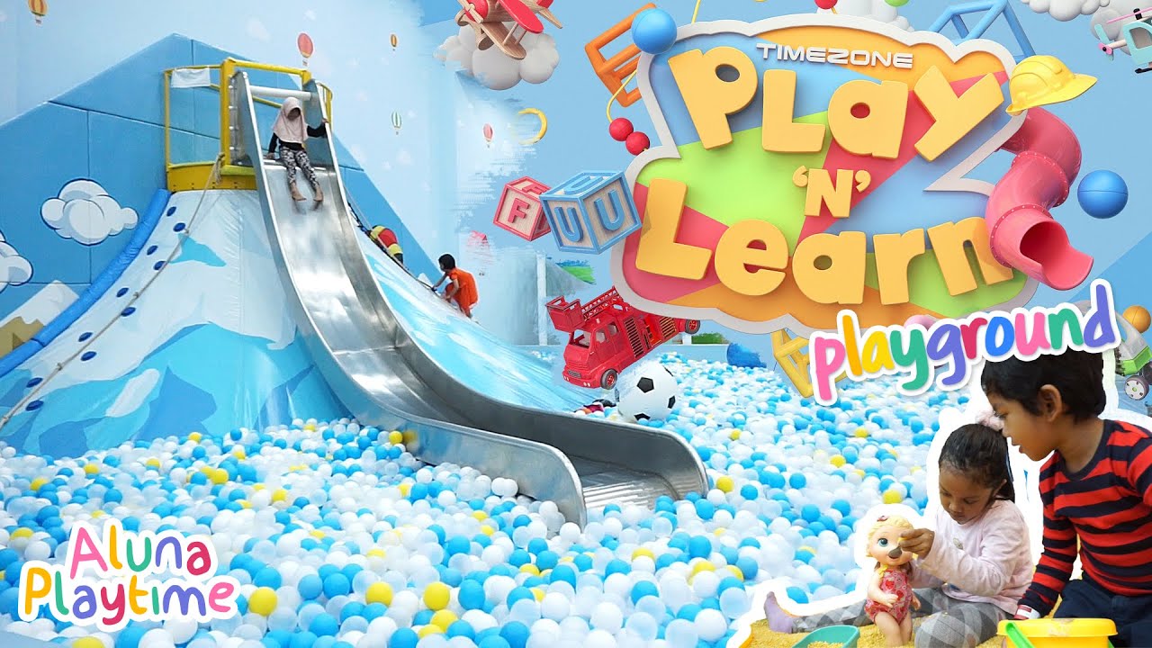 Bermain di Timezone Play 'N' Learn Playground - Sleman City Hall Yogyakarta | Aluna Playtime