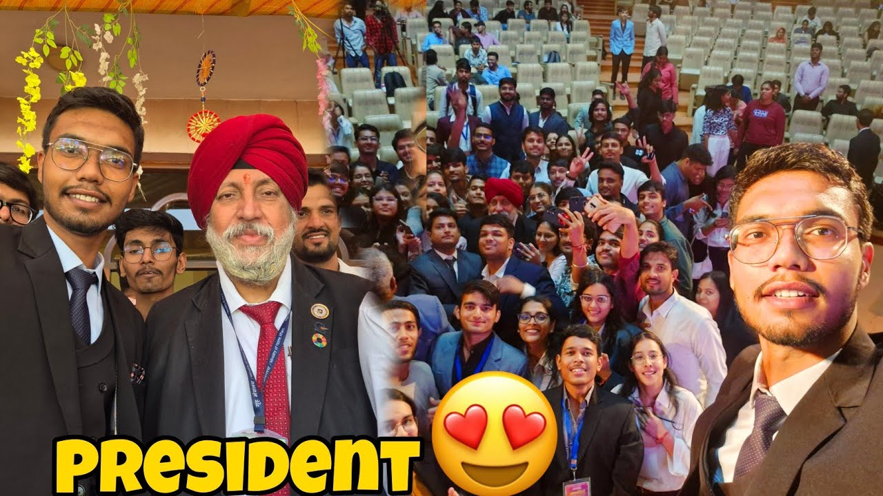 Day 1 Nirmimaan - All India Excellence Conference of Ca students at Birla Auditorium , Jaipur 
