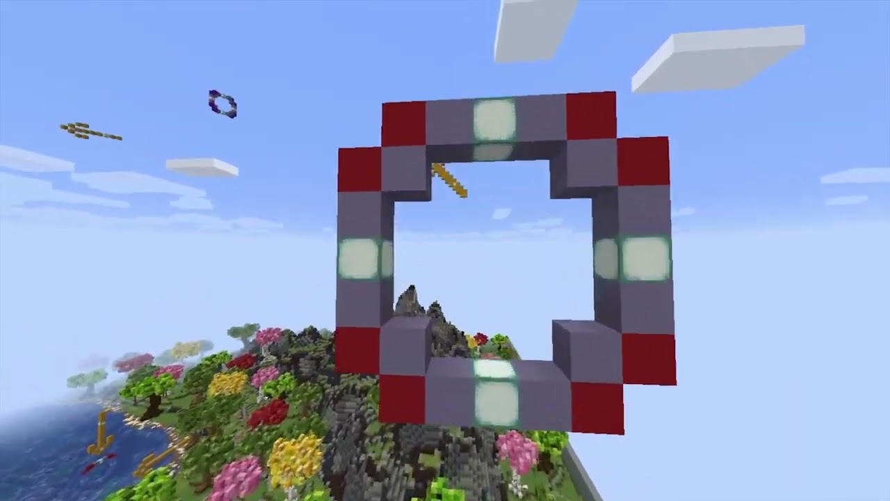 Soaring Through the Skies! Epic Minecraft Elytra Flight Adventure #minecraft #minecraftelytra