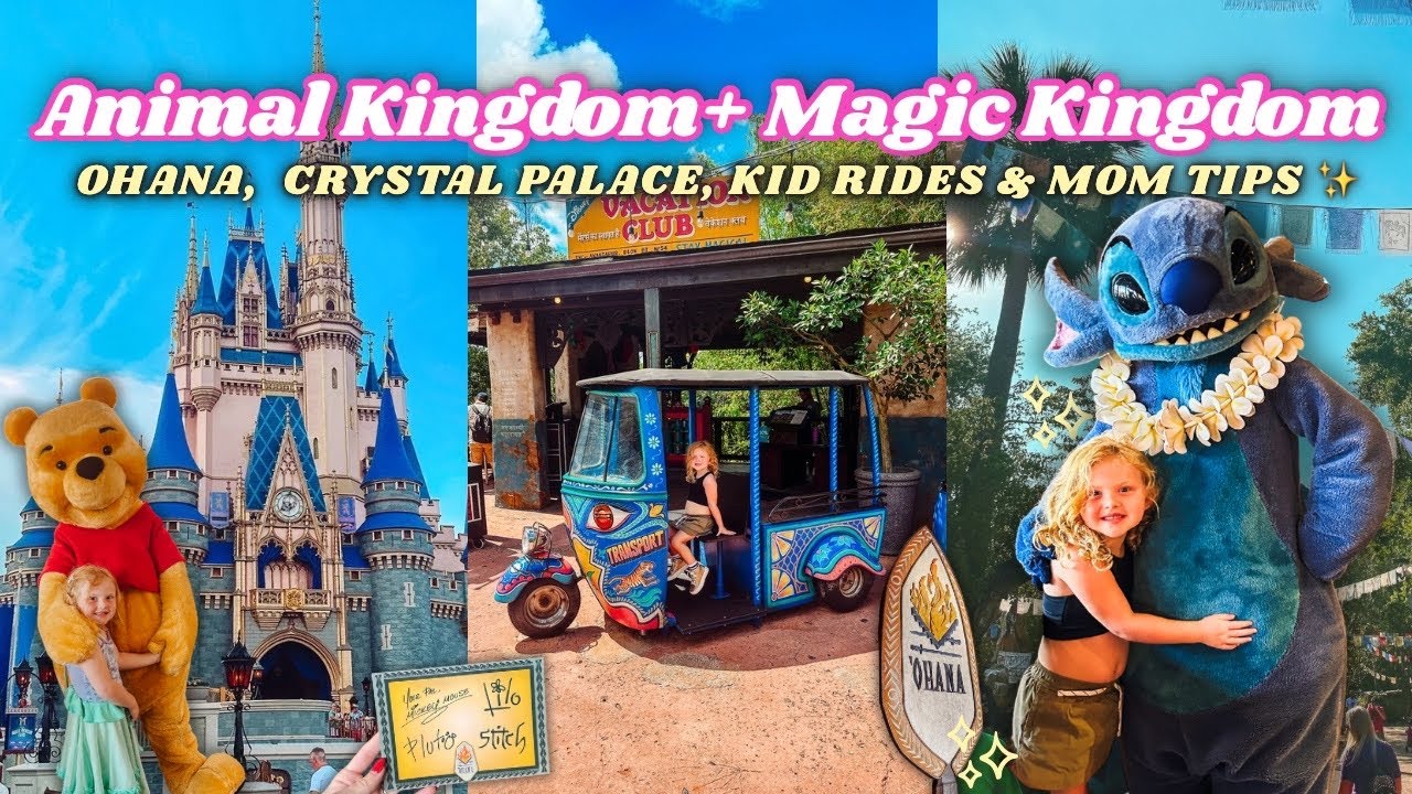 DAY 2 | DISNEY WORLD VLOG ✨Ohana Breakfast, Animal Kingdom, Crystal Palace Dinner