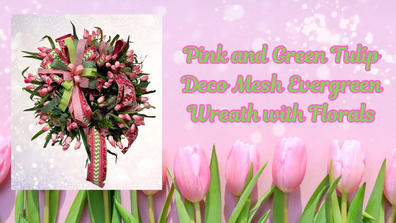 Gorgeous Tulip Wreath with Lori |Stunning Spring Design |Hard Working Mom