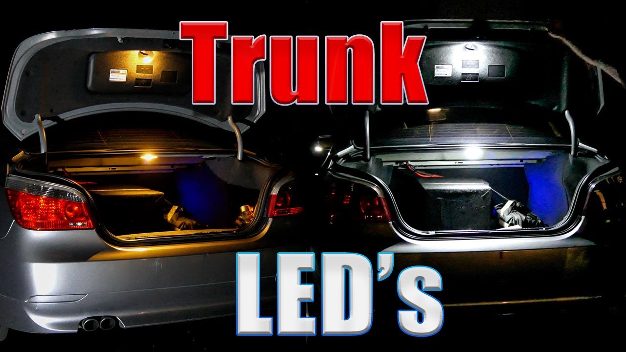 BMW E60 5 series Trunk Lights LED Upgrade How to