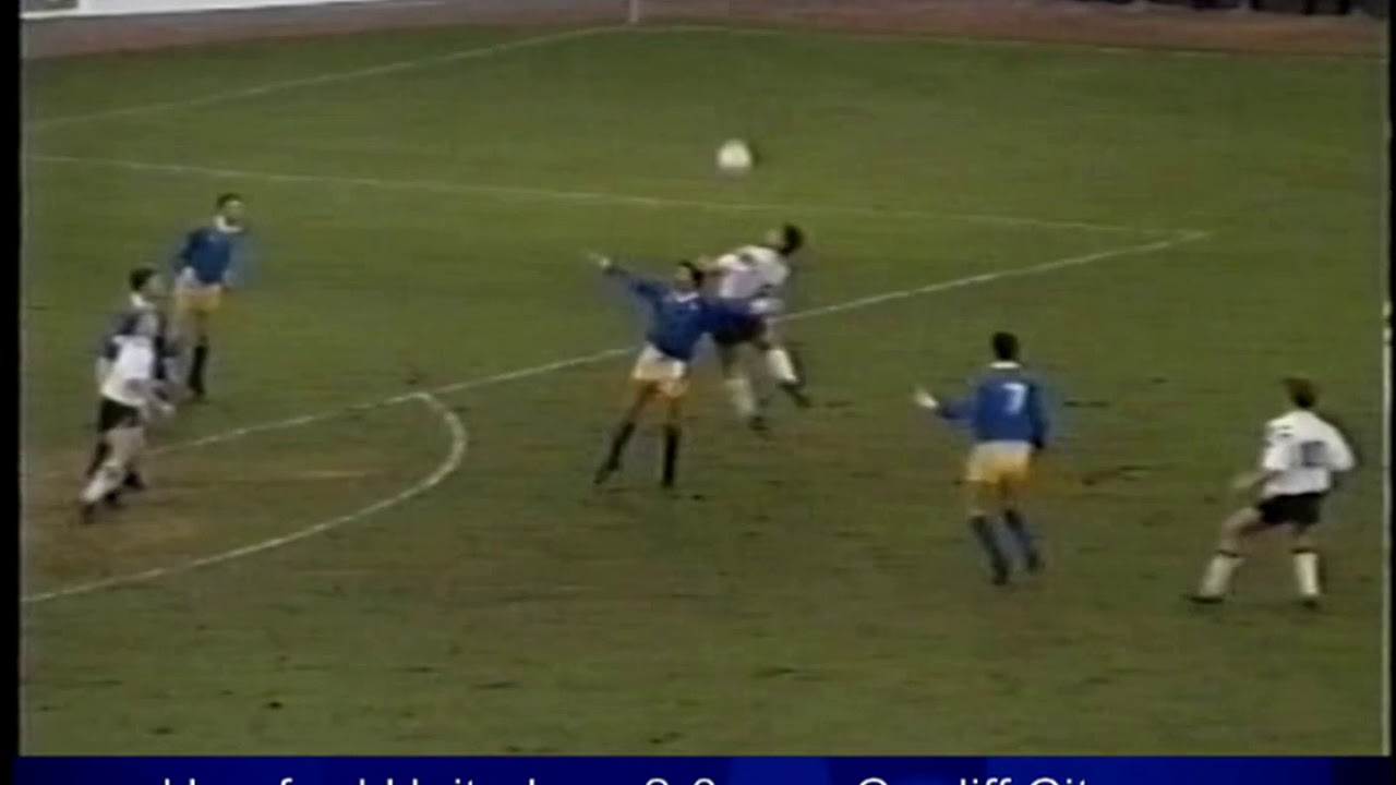 22-02-1992 Hereford United v Cardiff City