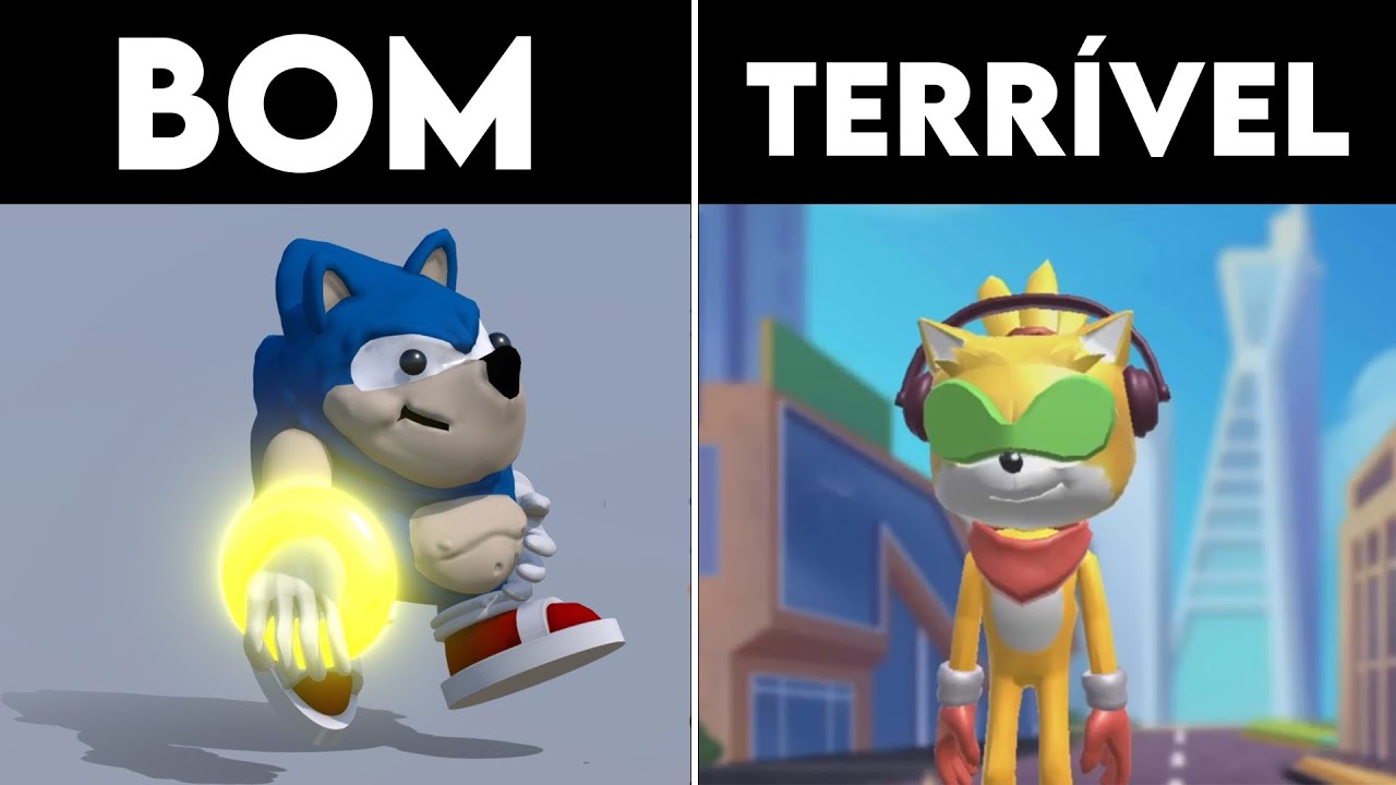 JOGOS CLONES de SONIC por 33 minutos ou até você pegar no sono