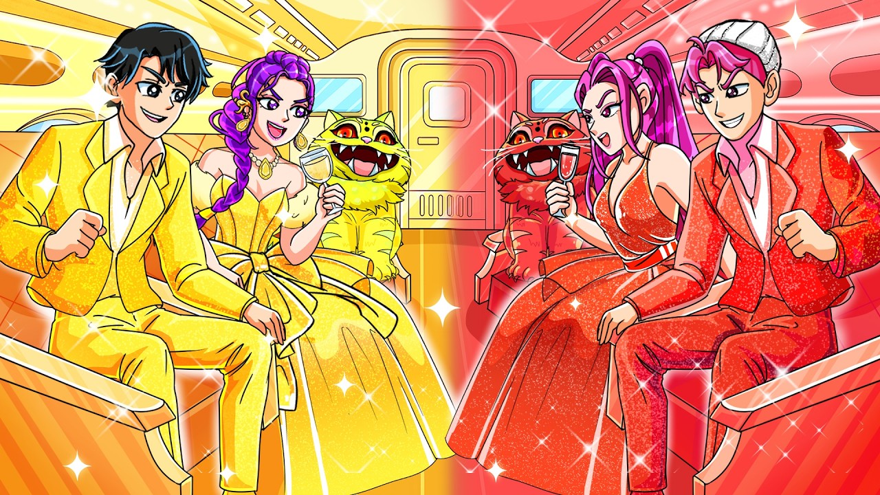 Golden VS Ruby in Mystic Airplane - Who Will Win?! | KPop Demon Hunters Animation