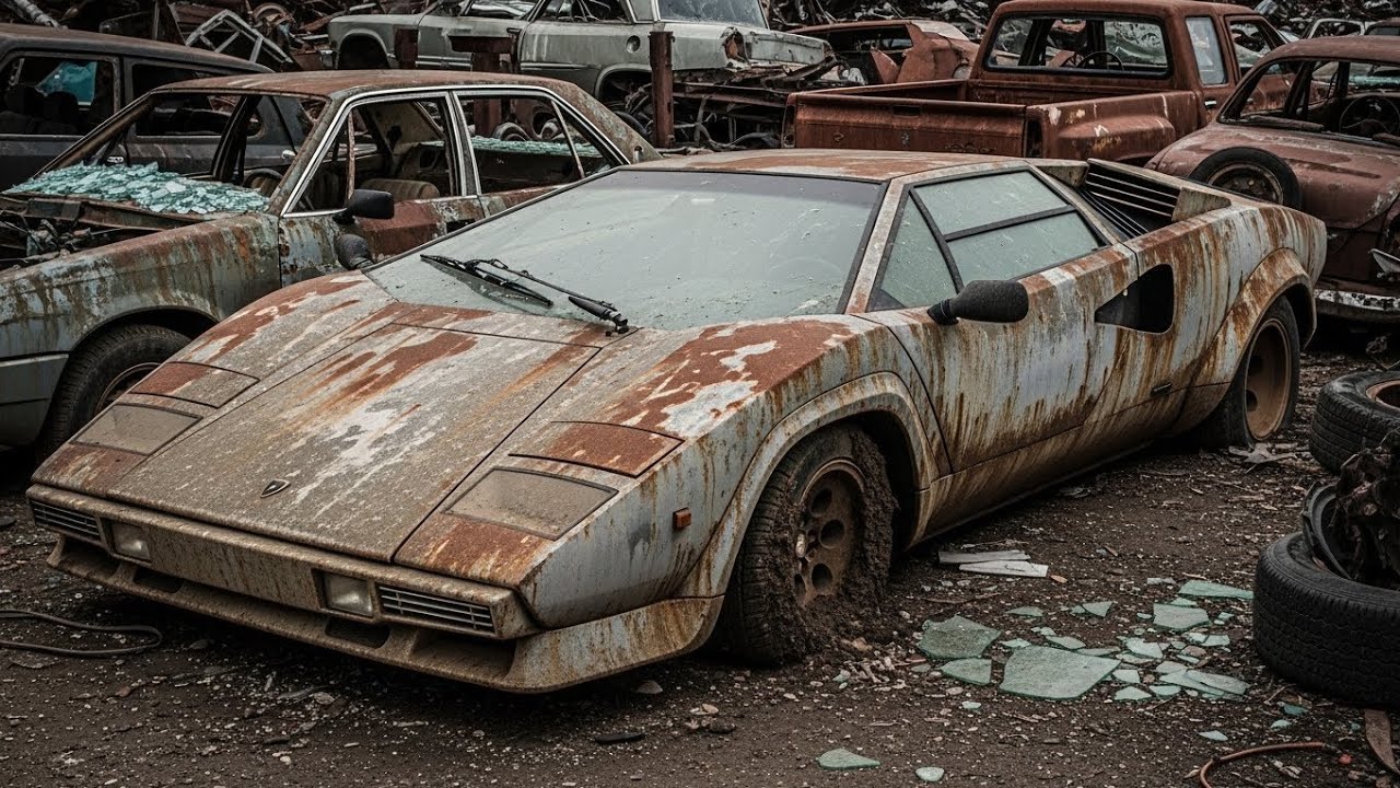 ASMR Car Restoration | Lamborghini Countach (Back to Perfection) | Full ASMR Restoration