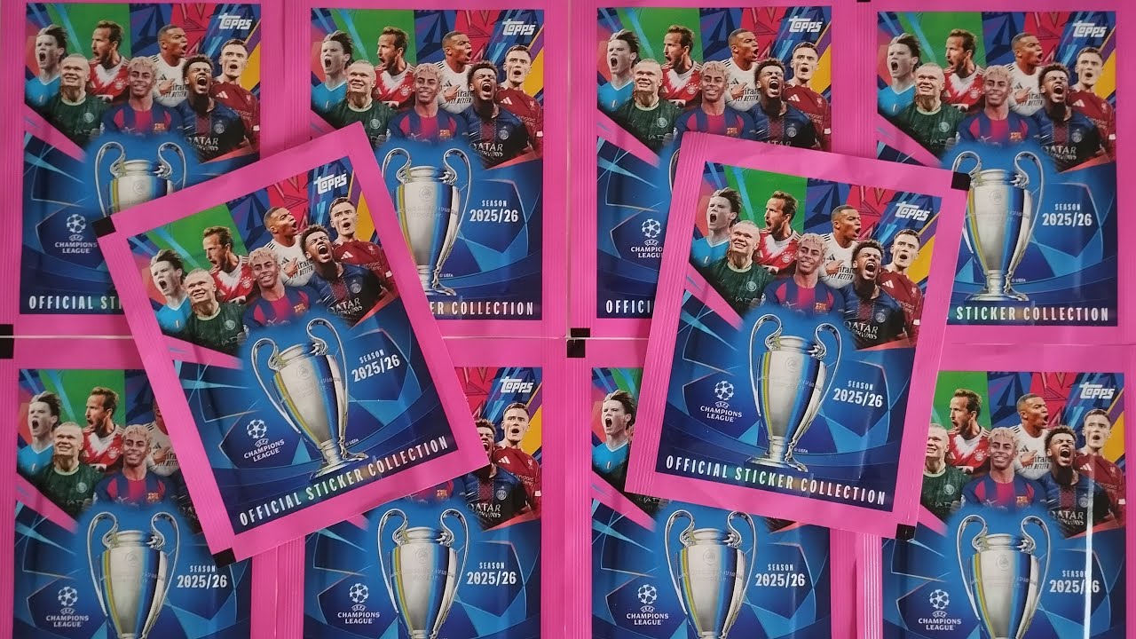 LAS COLECCIONES DEL OCIOSO 522: TOPPS UEFA CHAMPIONS LEAGUE 2025/26 OFICIAL STICKERS COLLECTION!!