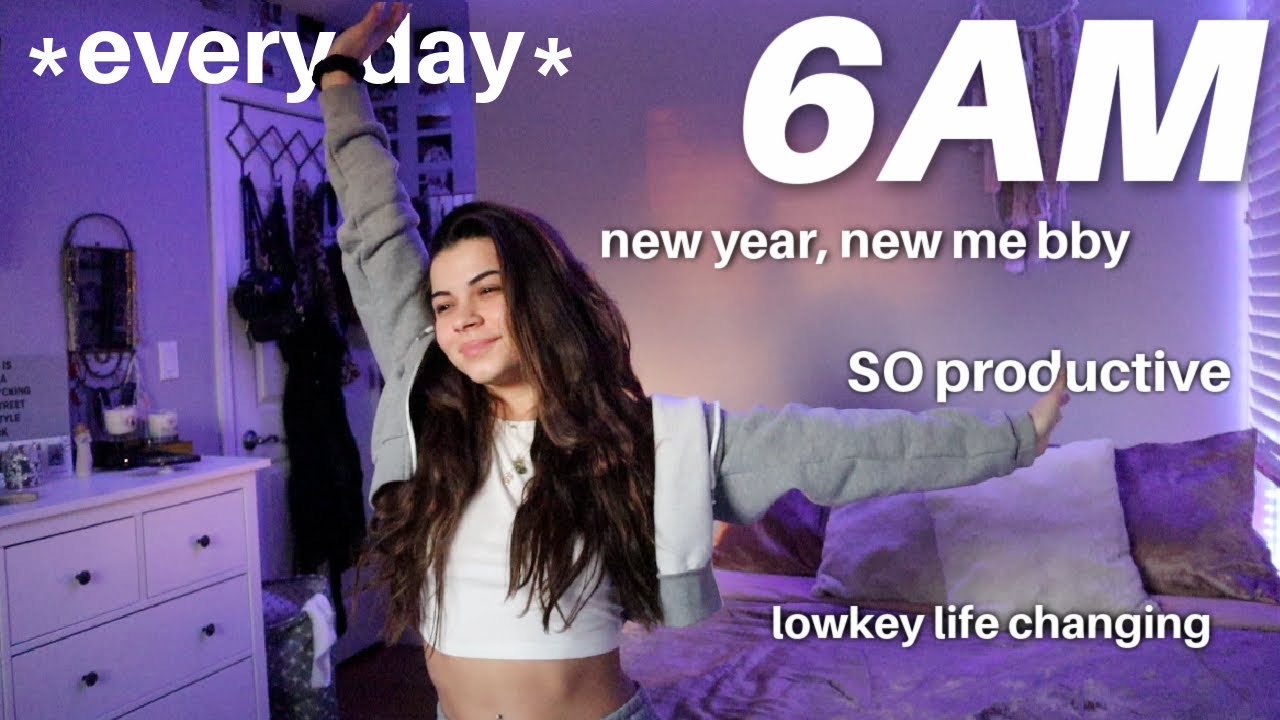 waking up at 6am every day for a week...