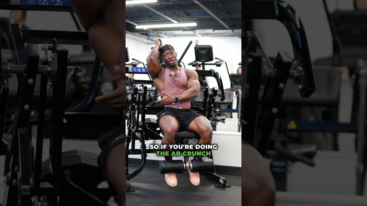 Proper Technique for the Ab Crunch Machine.