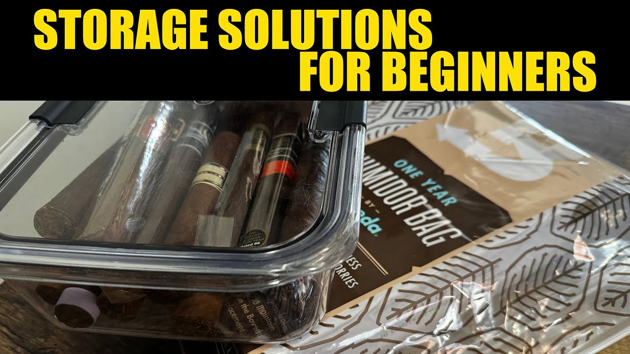 Simple cigar storage solutions for beginners