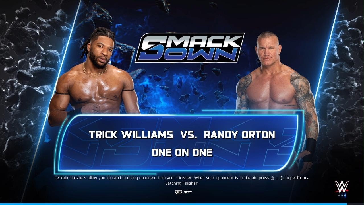 WWE 2K25 Trick Williams vs Randy Orton