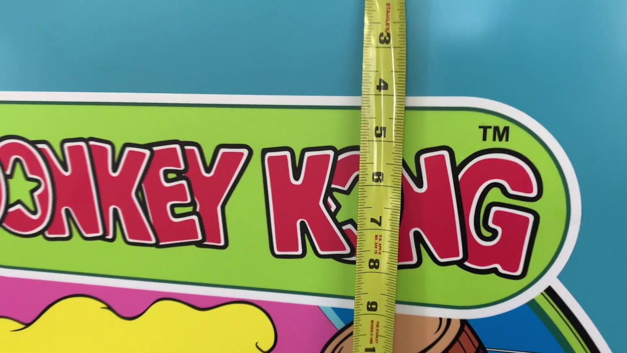 How to Install Donkey Kong Side Art in under 3 minutes