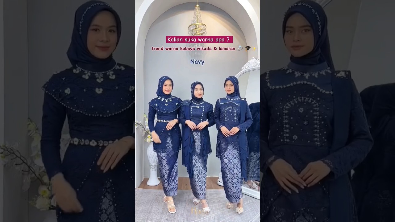 Trend kebaya lamaran wisuda #ootdhijab #hijabstyle #shorts