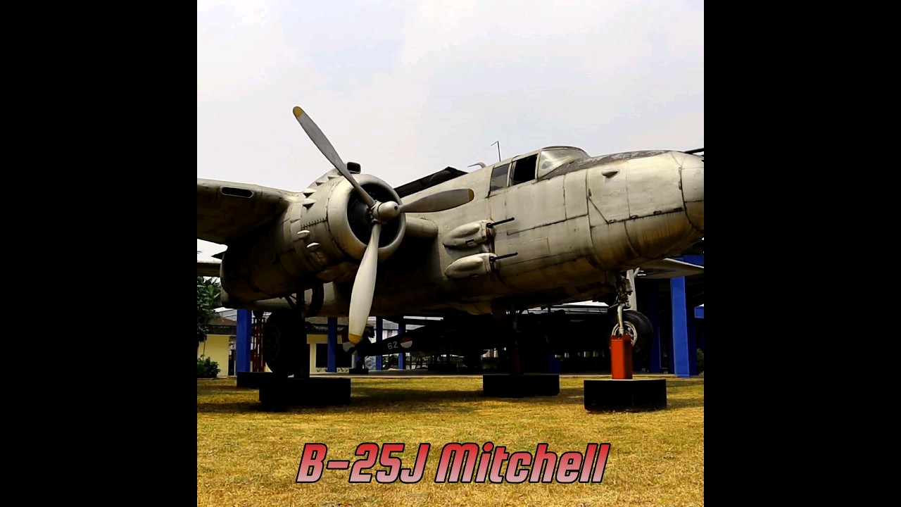 Strafer Nose B-25J Mitchell WW2 Bomber TNI AU 