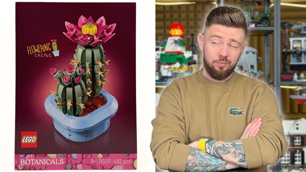 KWITNĄCY KAKTUS 🌵 LEGO BOTANICAL COLLECTION 11509 RECENZJA