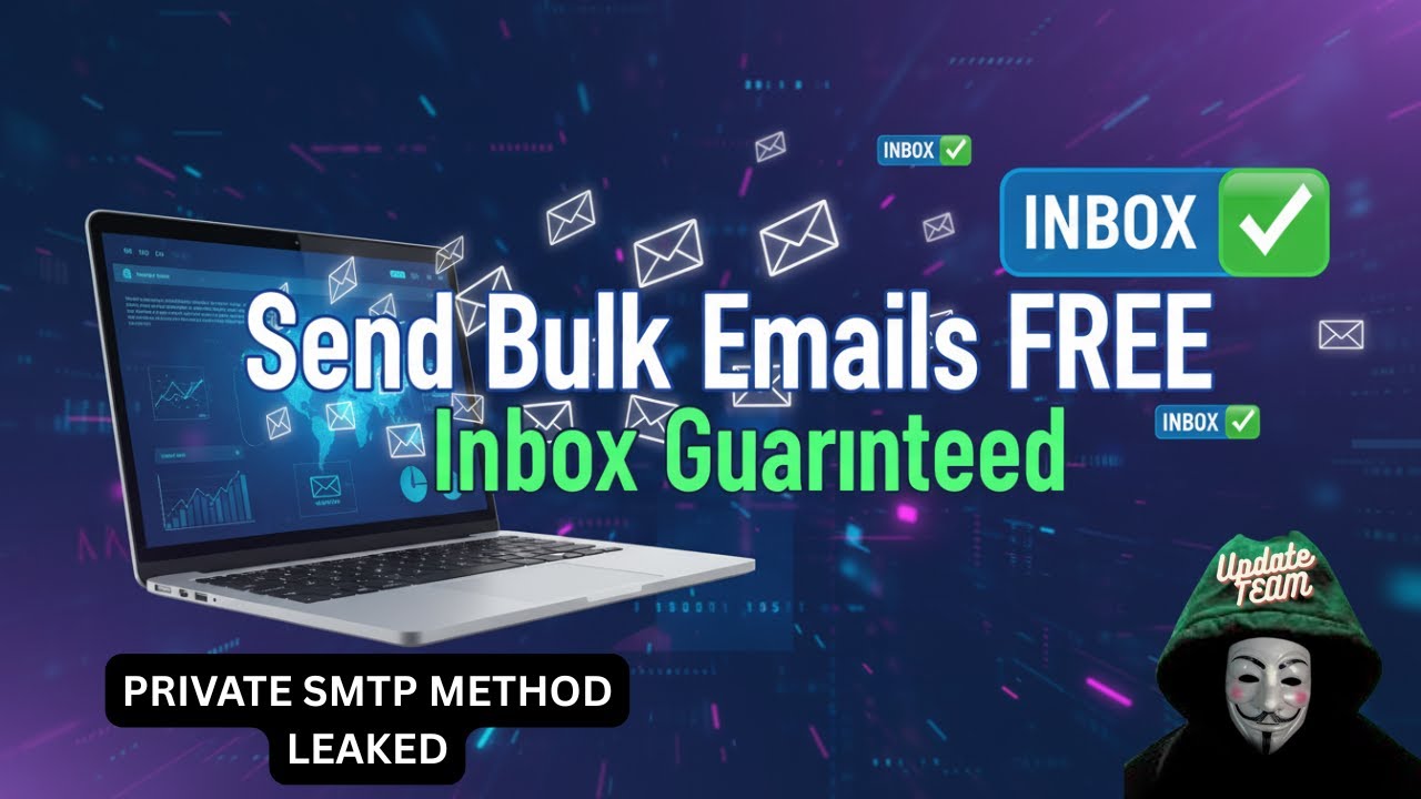 Best Free SMTP Server Setup | Private Method for Bulk Email Marketing & Inbox Success