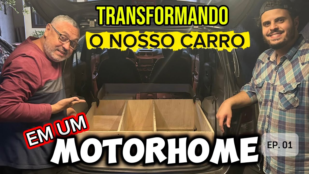 SPIN MOTORHOME com BANHEIRO, COZINHA, GELADEIRA e QUARTO! Construção(EP.1) 