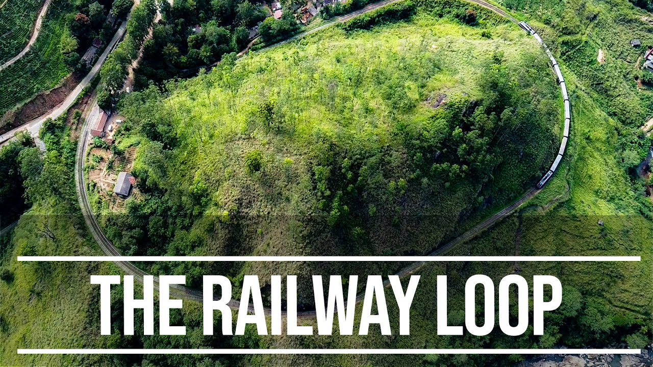 The railway loop in Demodara - Sri Lanka  #bestdestinations #railwayloop #demodara #drone #travel
