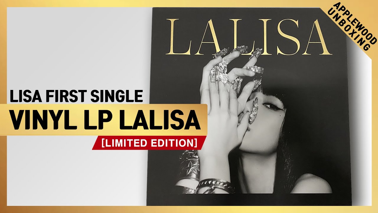 [UNBOXING💿] LISA FIRST SINGLE VINYL LP LALISA [LIMITED EDITION]
