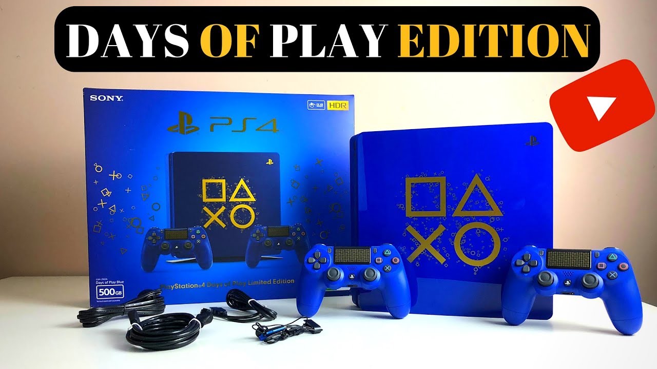 Days Of Play - Limited Edition PS4 Console (Unboxing 2018)