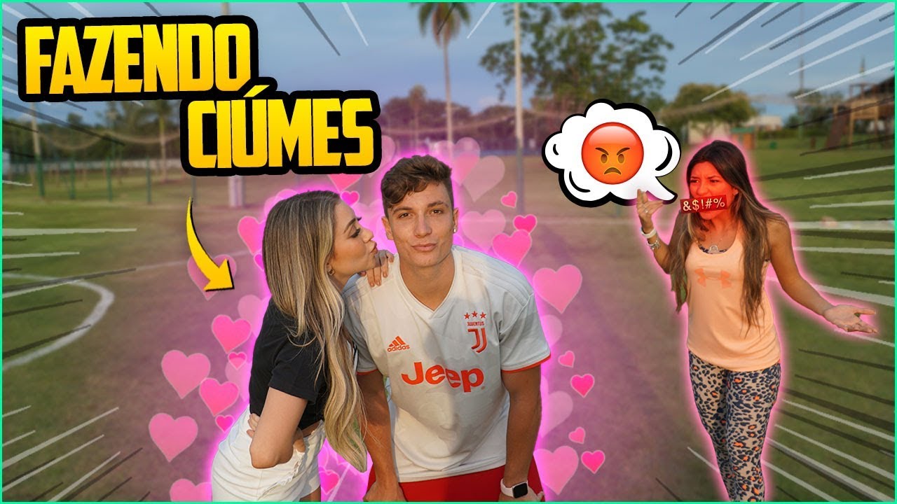 FIZ ELA FICAR COM CIÚMES ENQUANTO EU JOGAVA FUTEBOL!! ( me bateu? )
