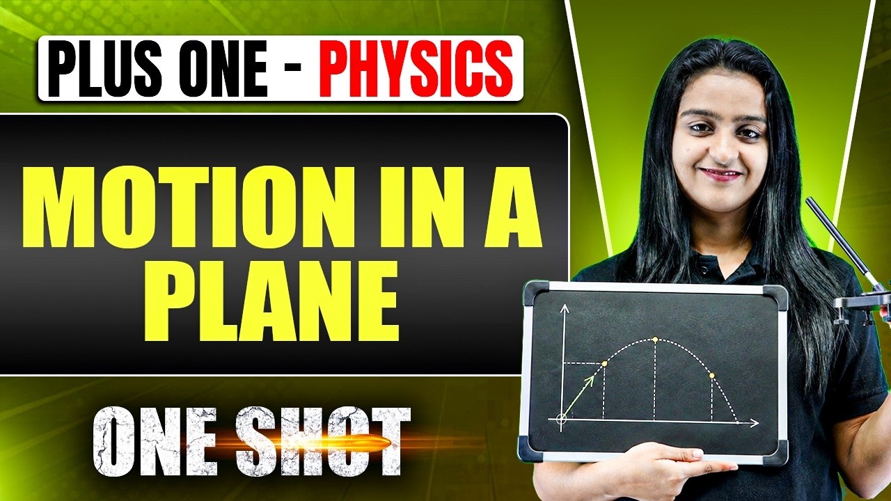 MOTION IN A PLANE In 1 shot | Physics Chapter | Plus One Kerala Board