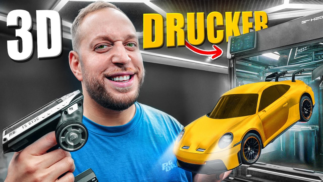 Ferngesteuertes Auto selber drucken | PORSCHE GT3 RC CAR