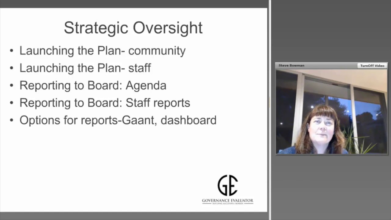 Part 3 Strategic Oversight