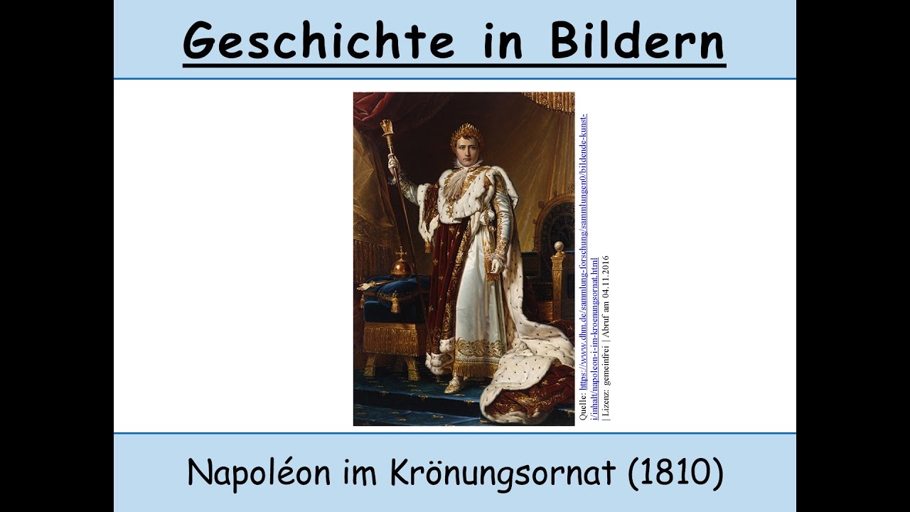 Napoléon Bonaparte - Analyse eines Gemäldes (Karikaturen und Bilder analysieren und interpretieren)