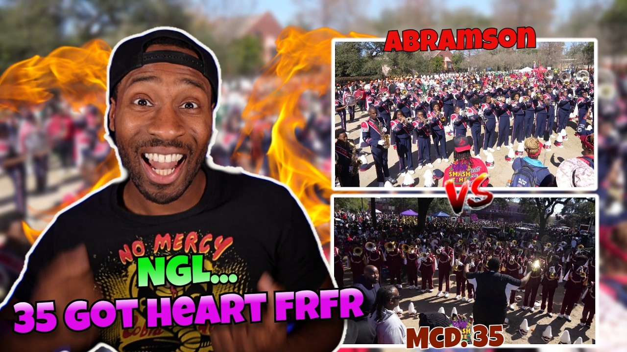 BandHead REACTS to McDonogh 35 vs Abramson - Femme Fatale Mardi Gras Parade (2026)
