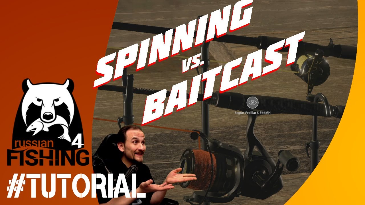 Russian Fishing 4 - TUTORIAL - Spinning vs.  Baitcast, Was ist besser? Was kaufen?