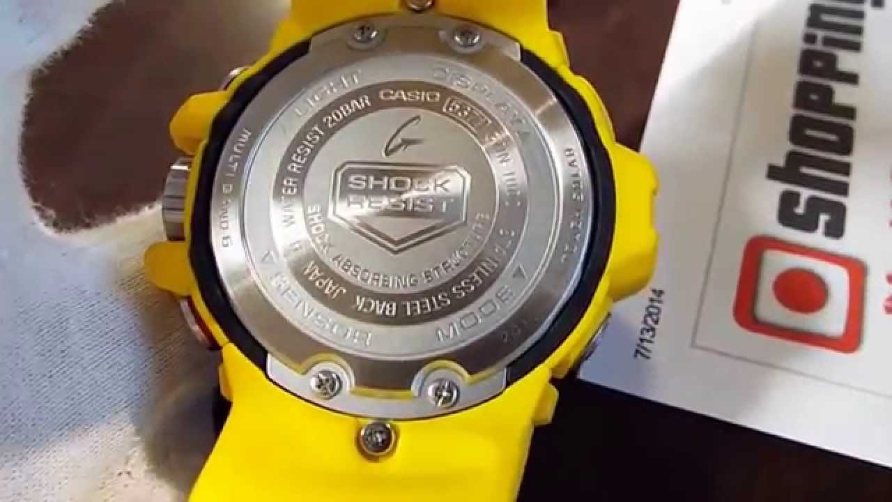 Casio G-Shock Gulfmaster GWN-1000-9A Yellow