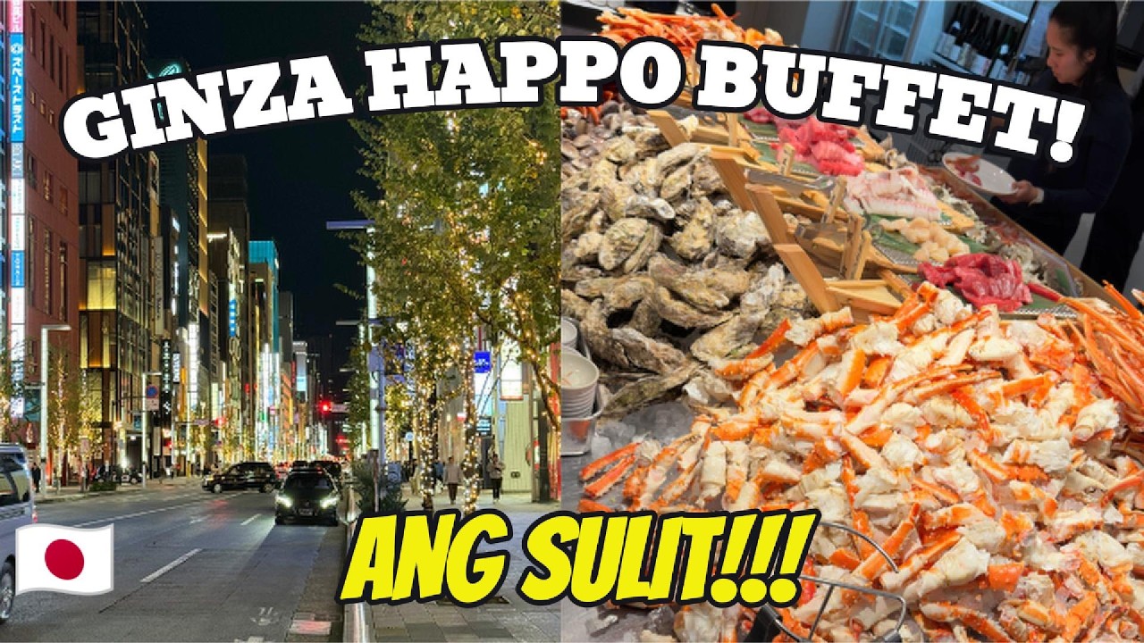 UNLI SEAFOOD SA GINZA! 🦀 Is Ginza Happo the best buffet in Tokyo? - TOKYO 2025 🇯🇵