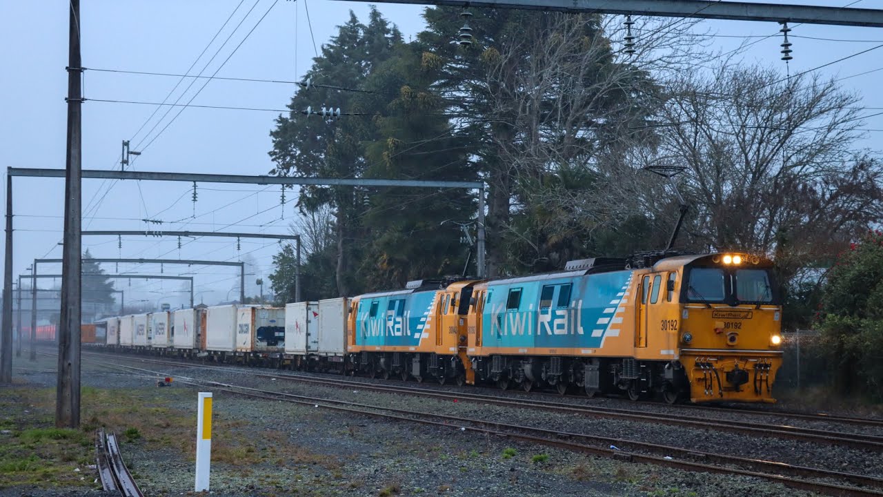 KiwiRail in Action on the Main Trunk Line - Winter 2024