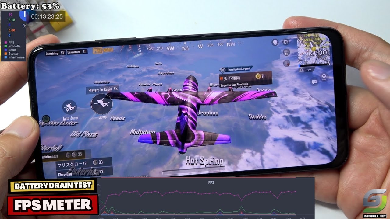 Xiaomi Redmi Note 12s test game PUBG Max Setting Ultra 60 FPS