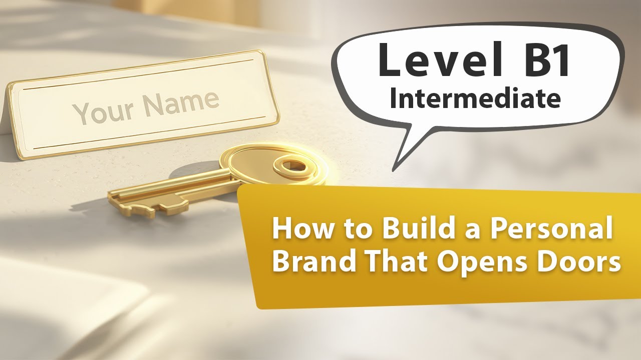 How to Build a Personal Brand That Opens Doors | English Listening Practice, Intermediate - B1