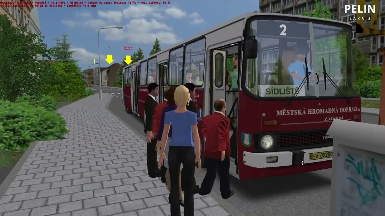 Letsplay 442 | OMSI 2 | 1L1M | mapa: MHD Zahájí + Jak na to? | linka 12 s placeným Ikarusem