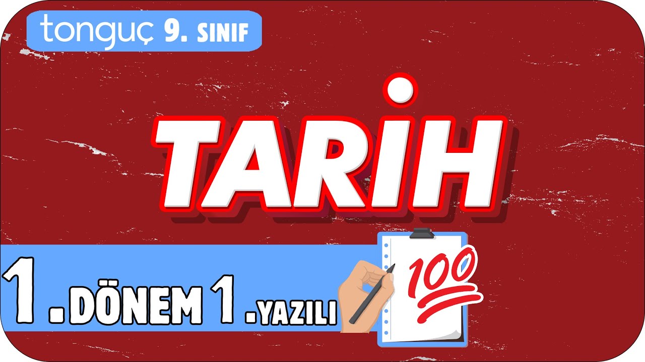 9.Sınıf Tarih 1.Dönem 1.Yazılıya Hazırlık 📑 #2025