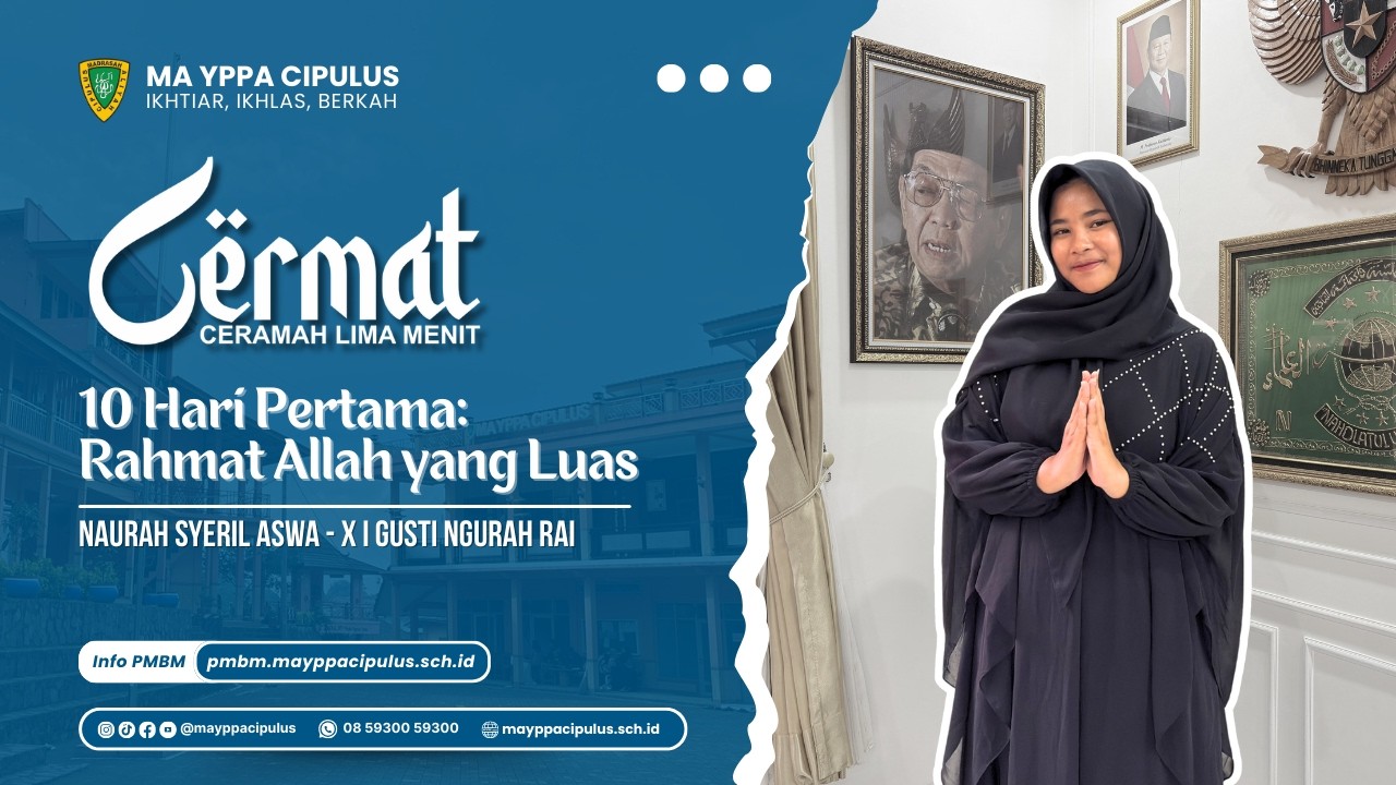 DAY 10 CERMAT: 10 HARI PERTAMA (RAHMAT ALLAH YANG LUAS)