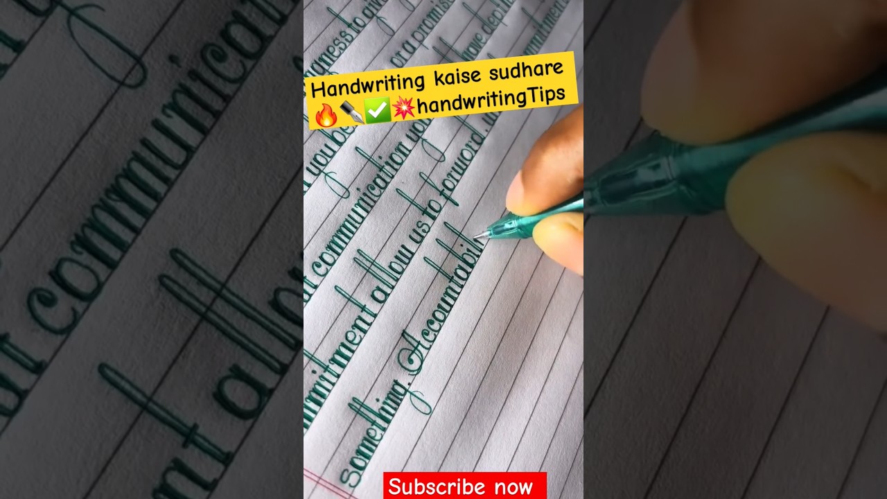 Handwriting kaise sudhare🔥✅️💥handwritingTips //#handwriting #shorts #ytshorts #writing #tips #tricks