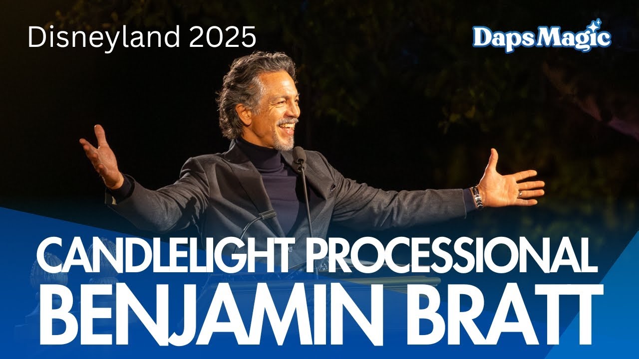 2025 Candlelight Processional at Disneyland with Benjamin Bratt | Sunday, December 7 4K