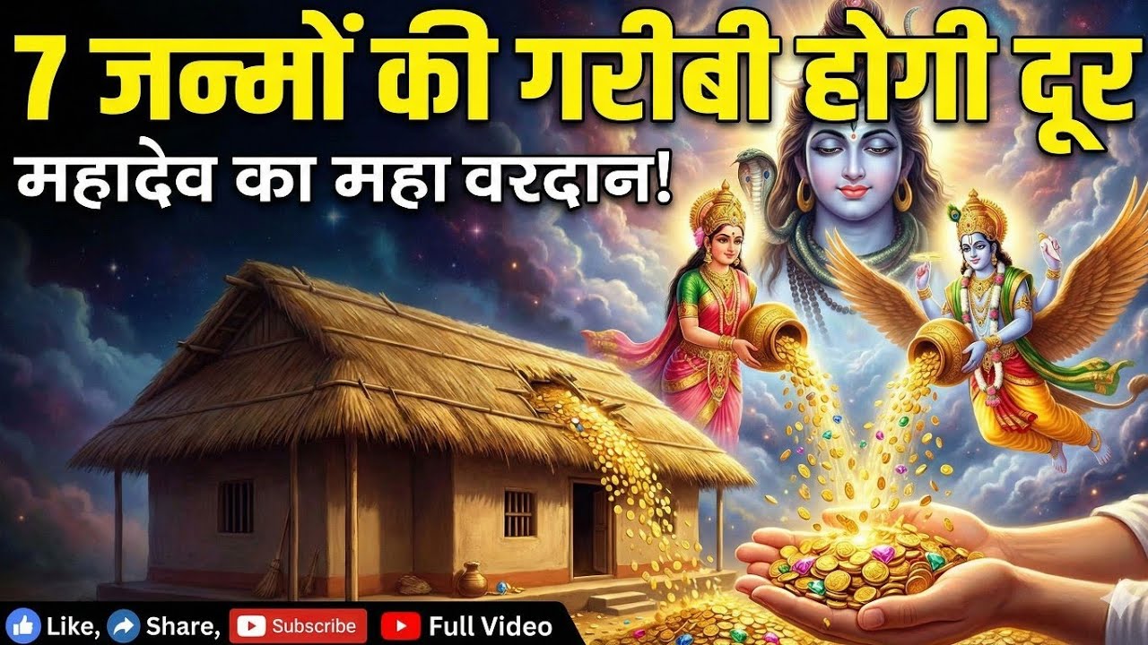 7 जन्मों की गरीबी होगी दूर: महादेव की कृपा @Mahadevmereparabhu #mahadev #motivation 