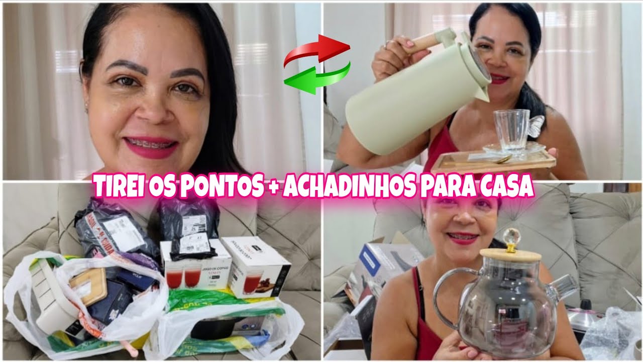 RETIREI OS PONTOS DA CIRURGIA  😱  ACHADINHOS Para Casa +Comprinhas úteis me Surpreendi 