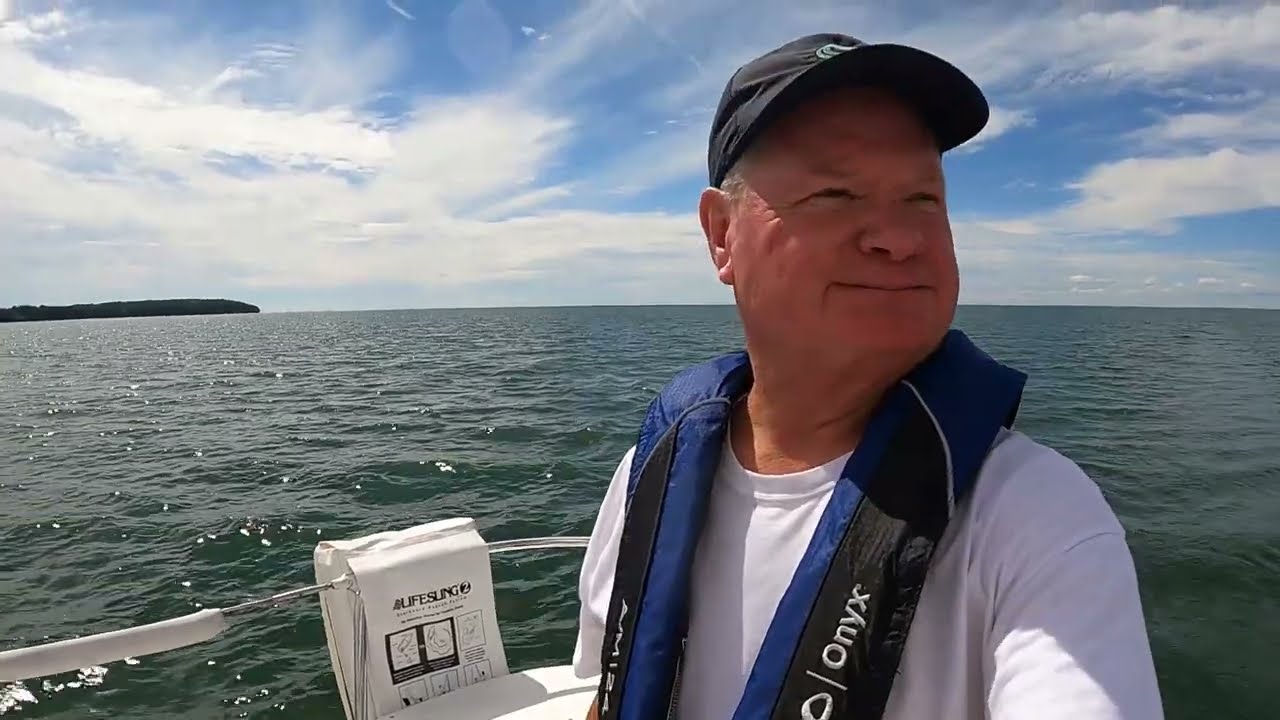 BOOMERANG SAILING   Beneteau First 40.7 - Solo Sail Off Southern Door County   August, 2022
